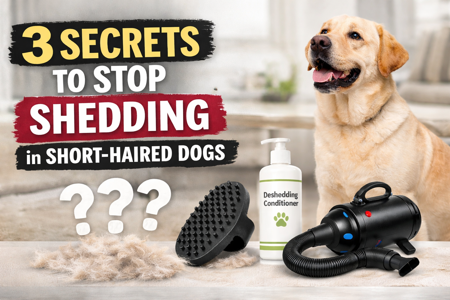 Why Your Short-Haired Dog Is Shedding Everywhere (And The Grooming Secrets That Actually Help)
