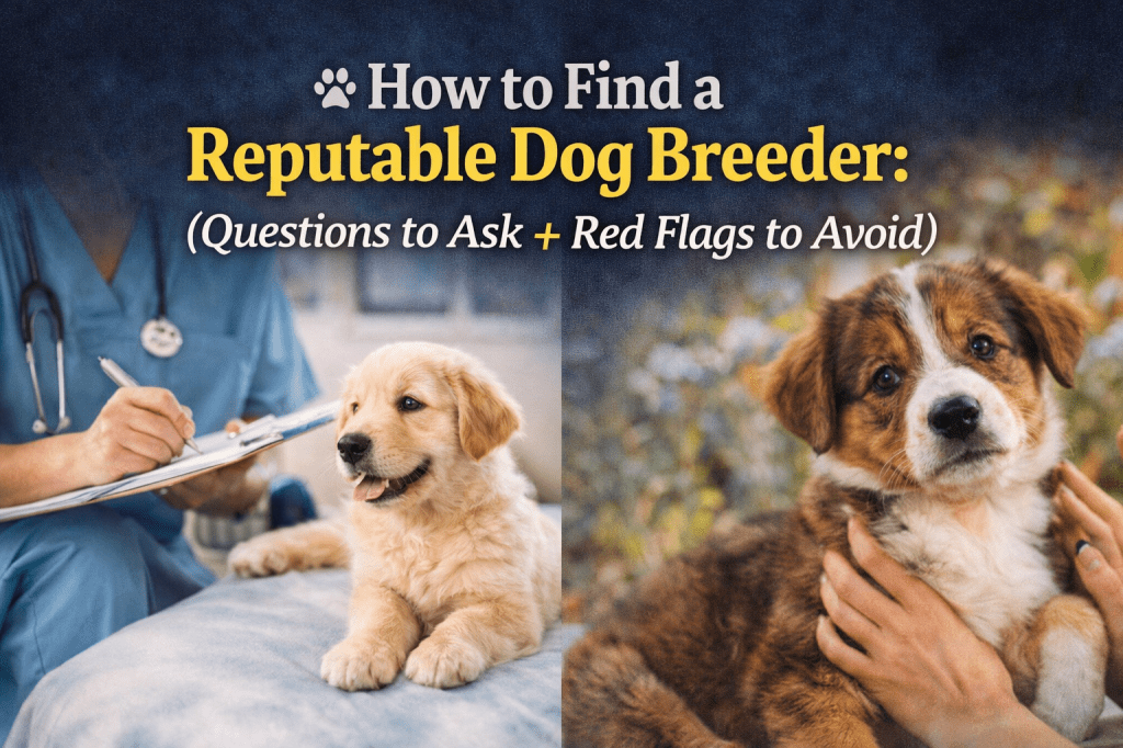 How to Find a Reputable Dog Breeder (Questions to Ask + Red Flags to&nbsp;Avoid)