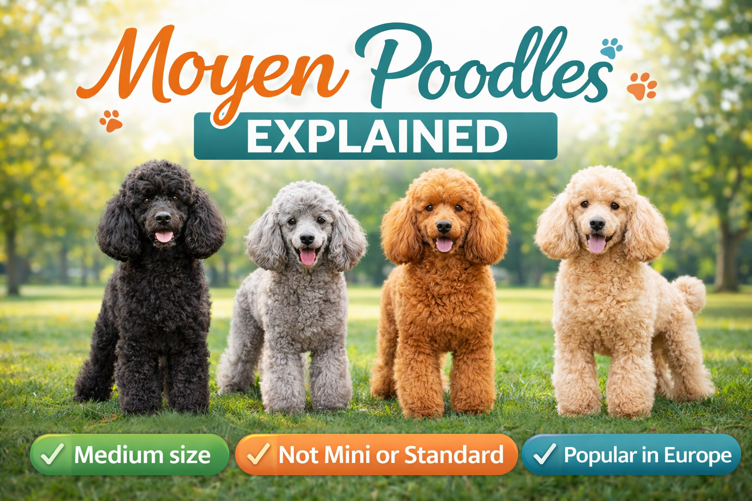 Moyen Poodles Explained