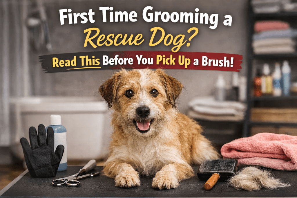 First Time Grooming a Rescue Dog? Read This Before You Pick Up a&nbsp;Brush