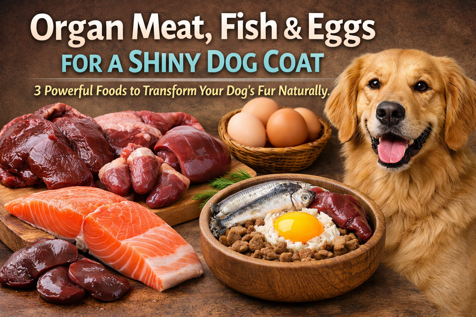 3 Powerful Real Foods That Can Transform Your Dog’s Coat Naturally