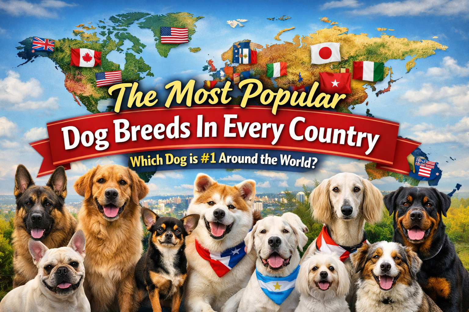 🌎 The Most Popular Dog Breeds in Every Country (Some Will Shock You)