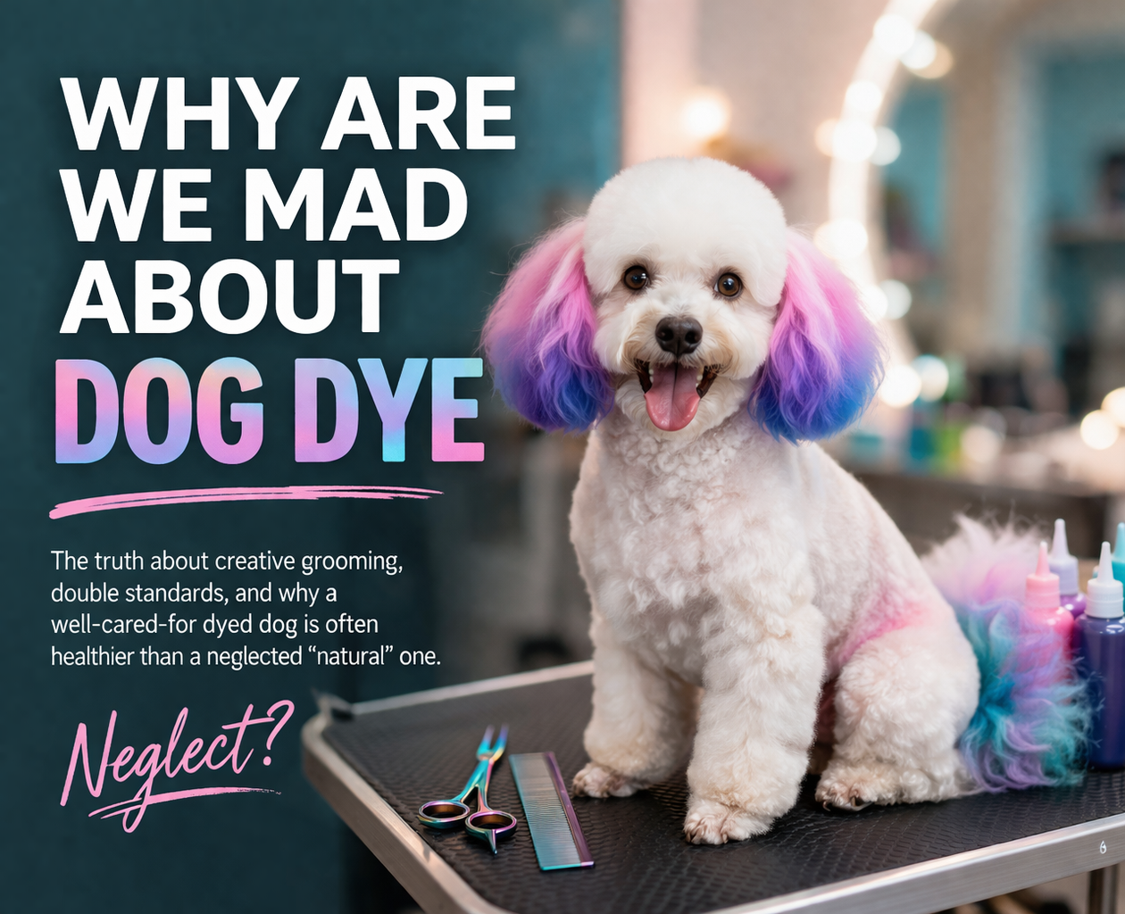 Creative Grooming & Neglect: Why Are We Mad About Dog Dye?