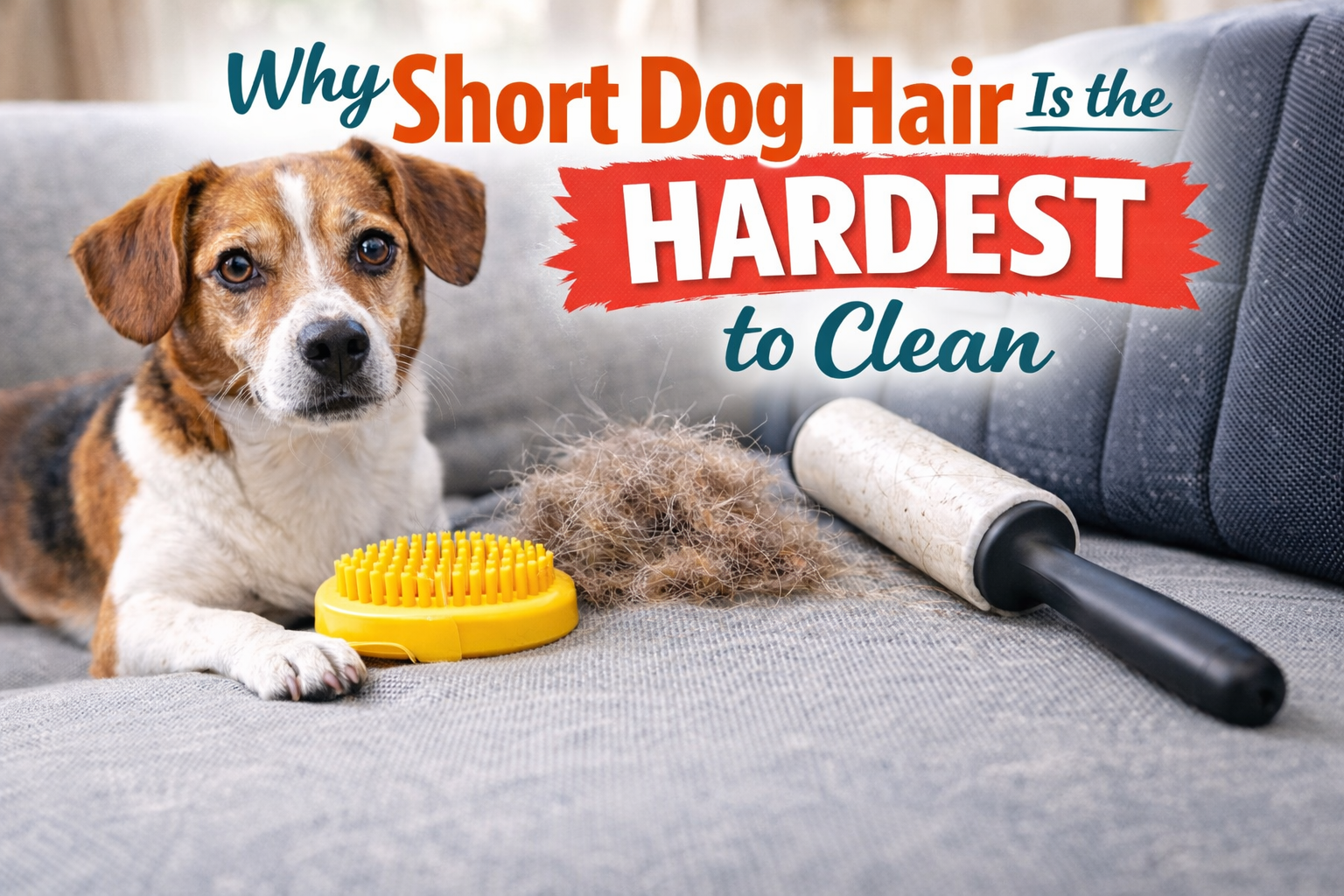 Why Short Dog Hair Is the Hardest Hair to Clean