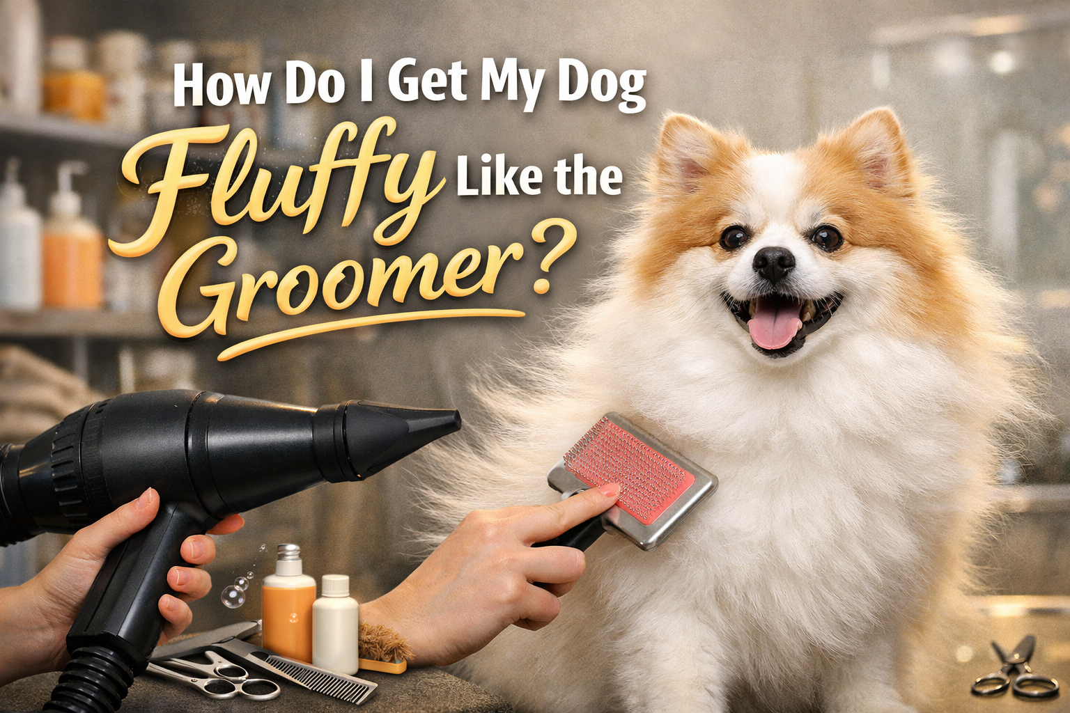 How Do I Get My Dog Fluffy Like the Groomer?