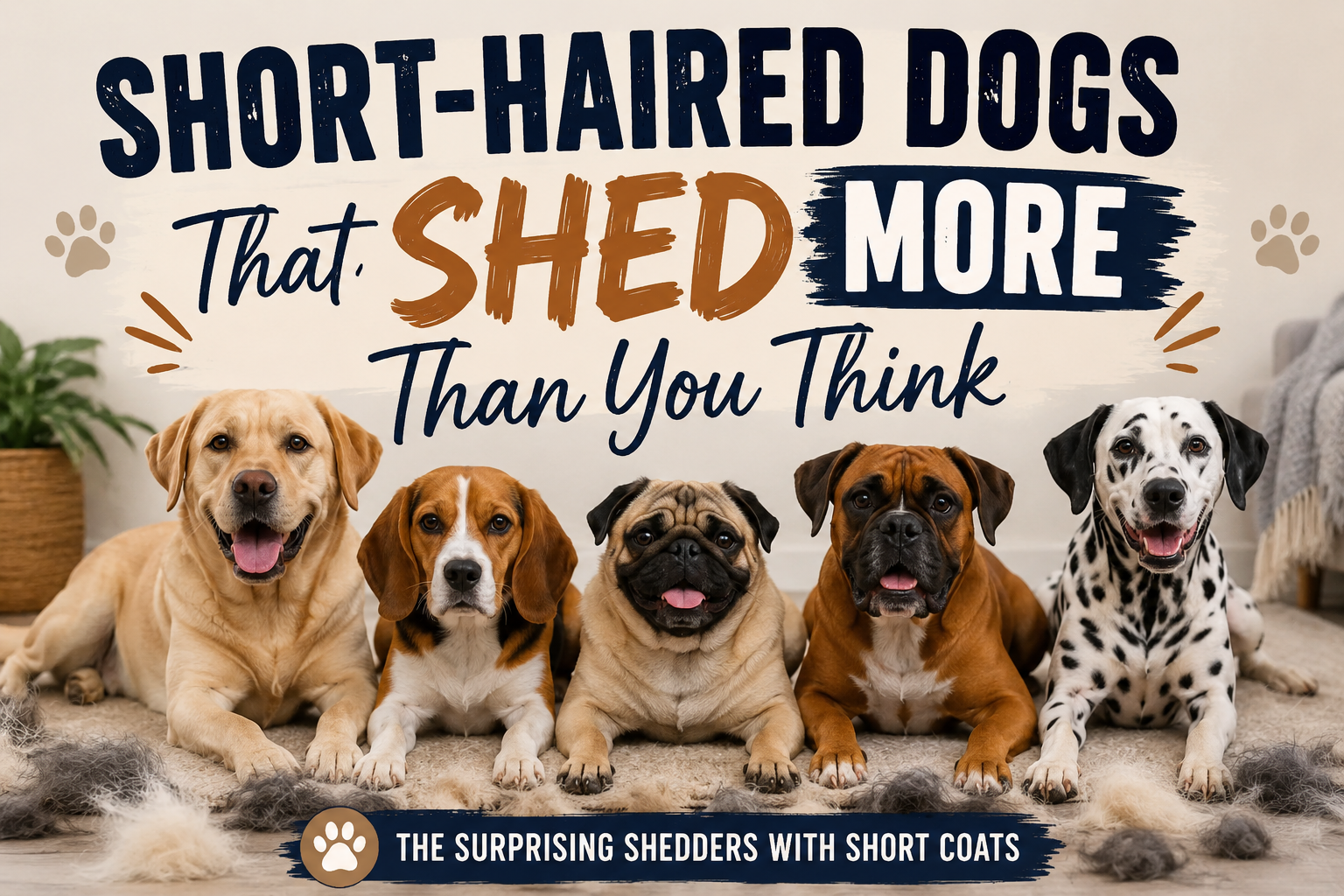 Short-Haired Dogs That Shed More Than You Think