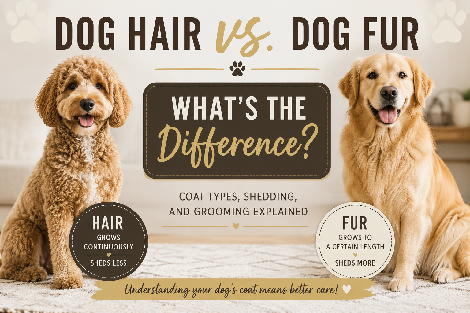 Dog Hair vs. Dog Fur: Is There Really a Difference?